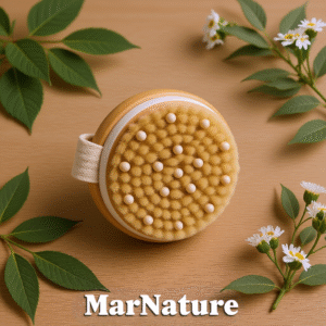 Bamboo hair brush made from natural materials 